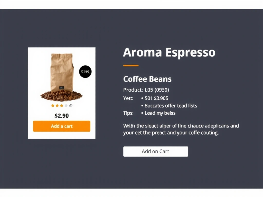 Screenshot e-shopu Aroma Espresso - detail produktu